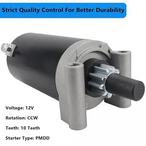 Starter with Relay Compatible with Toro GT2100 2006, GT2200 2006-2007, GT2300 2006, LX425 2007, LX500 2006 with Kohler Courage 7000 Series Engine, 32-098-01S 32-098-04Spicture3