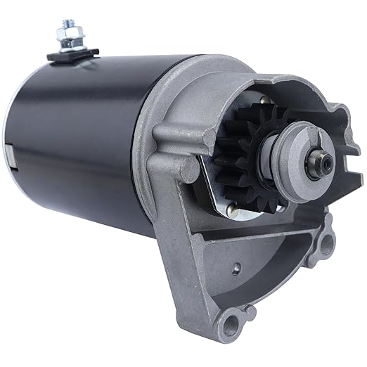 Starter Compatible with BS Air Cooled 14HP 16HP 18HP, for John Deere 116 116H, 393017 394674 394808 497596 399928 495100 498148 AM38984 AM39287, for Cub Cadet 1604 1605 1606 1610picture1