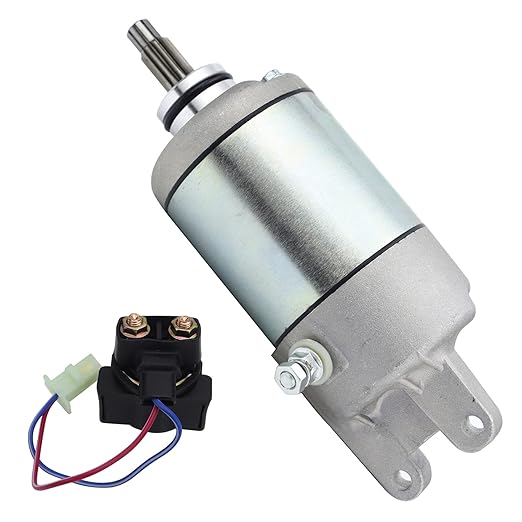 Starter & Solenoid Relay for Honda 1988-2000 TRX300FW FourTrax 4x4/TRX300 FourTrax/ATC250ES 31200-HA0-773 18337 31200-HA6-306picture1
