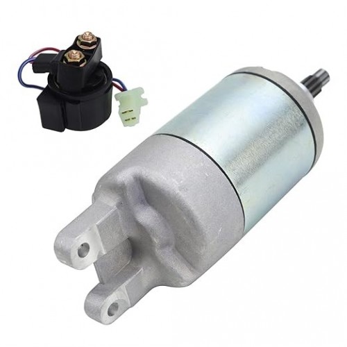 Starter & Solenoid Relay for Honda 1988-2000 TRX300FW FourTrax 4x4/TRX300 FourTrax/ATC250ES 31200-HA0-773 18337 31200-HA6-306picture5