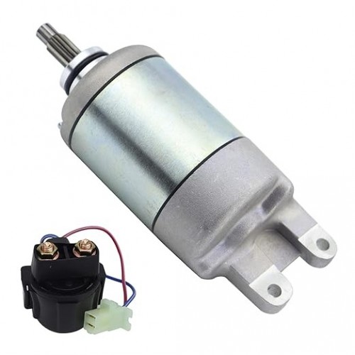 Starter & Solenoid Relay for Honda 1988-2000 TRX300FW FourTrax 4x4/TRX300 FourTrax/ATC250ES 31200-HA0-773 18337 31200-HA6-306picture6