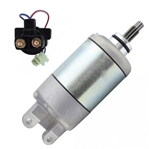 Starter & Solenoid Relay for Honda 1988-2000 TRX300FW FourTrax 4x4/TRX300 FourTrax/ATC250ES 31200-HA0-773 18337 31200-HA6-306picture7