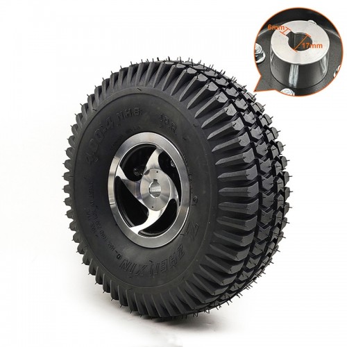 4.00-4 Highway Tire 11 inches 284MM Inner Hole 17mm