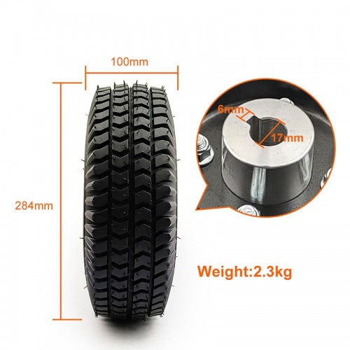 4.00-4 Highway Tire 11 inches 284MM Inner Hole 17mmpicture4