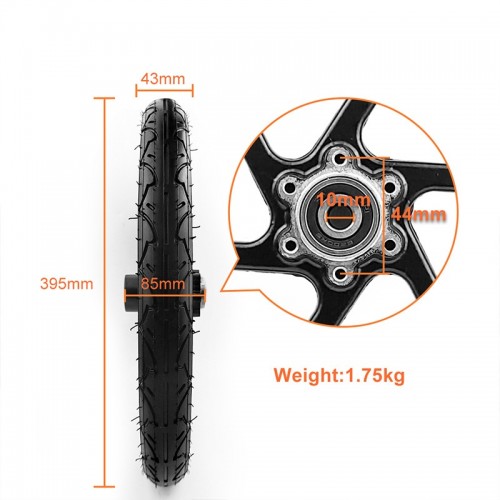 16-inch bicycle alloy wheel hub with 10mm bearing diameterpicture4