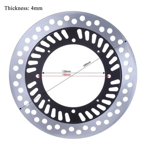 240mm Front Rotor Brake Disc Plate for Honda CRF150F CRF230F CRF230 XR250 XR200picture4