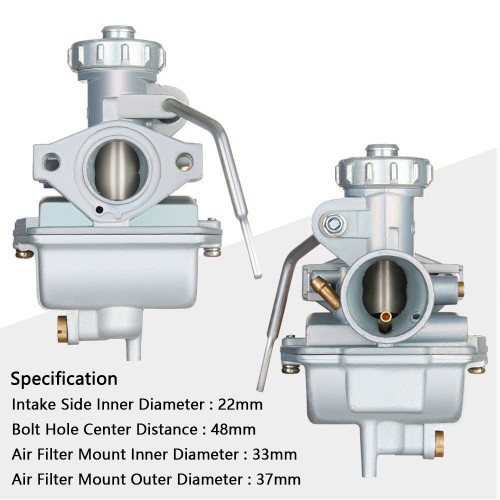 Motorcycle Carburetor 22mm for Honda XR80R XR 80R CRF80F CRF 80Fpicture2