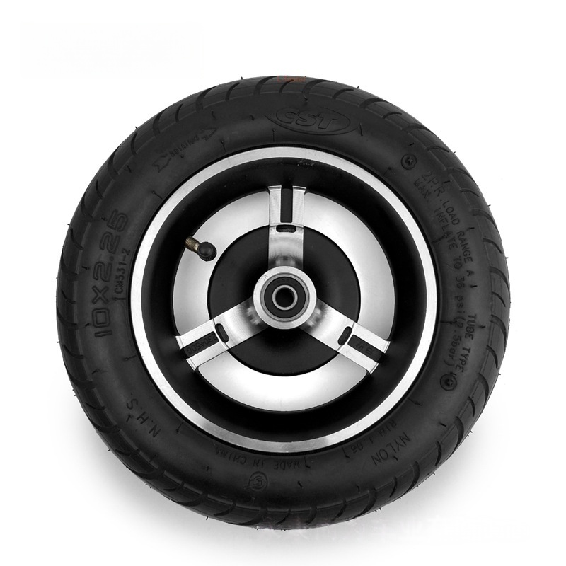 10x2.25 Air Wheel with Drum Brake, 10-inch Inner Hole 10mm