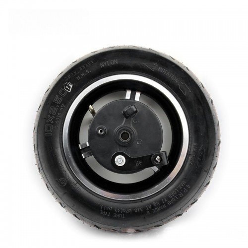 10x2.50 Air Wheel with Drum Brake, 10-inch Inner Hole 10mmpicture2