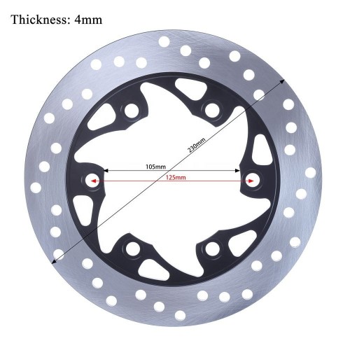 230mm Rear Rotor Brake Disc Plate for KTM Duke 125 200 250 390 RC 125 200 390picture4