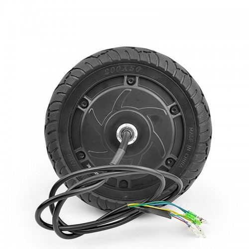 8-inch 350W brushless hub motor kit with “200x50” drum brake wheelpicture2