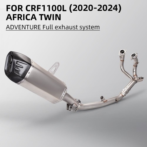 CRF 1100 Full Exhaust System for HONDA CRF1100 CRF1100L AFRICA TWIN EXHAUSTS 2020 2021 2022 Yearspicture3