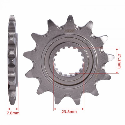 Motorcycle Forged Carburizing Front Chain Sprocket 520-13T for Honda CRF250 R-J CRF250 R-K,L,M CRF250 RX-K,L,M 2019-2021picture4