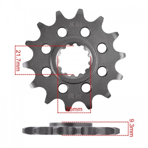 Forged Carburizing Front Sprocket 520-14T New Perfect Fit for Kawasaki KLX230 EX250 Ninja Z250 KLX300picture4