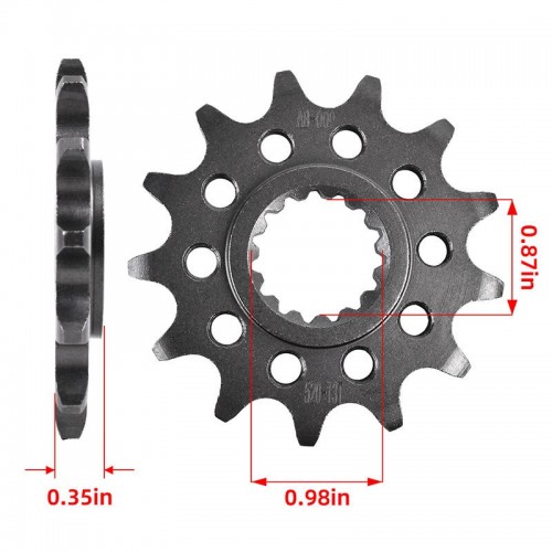 520 13T Front Sprocket for Gas Gas 125MC 250/300/450 EX F F 50 MC F