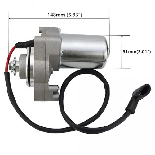 3 Bolt Starter Motor & Solenoid Relay & CDI for 50cc 70 cc 90cc 100 cc 110cc 125 cc ATV Dirt Bikes Go Karts Chinese Pit Bike Quad 4 Wheelers Dune Buggy Sandrail SSR Roketa Taotao Jonway SunLpicture2