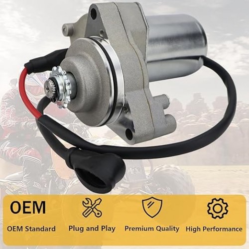 3 Bolt Starter Motor & Solenoid Relay & CDI for 50cc 70 cc 90cc 100 cc 110cc 125 cc ATV Dirt Bikes Go Karts Chinese Pit Bike Quad 4 Wheelers Dune Buggy Sandrail SSR Roketa Taotao Jonway SunLpicture3