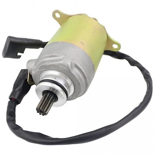 Starter Motor & Solenoid Relay Fit for GY6 Engine 125CC 150CC ATV Scooter Moped Go Kart Quad 4 Wheelers Taotao SUNL Coolster Bajapicture5
