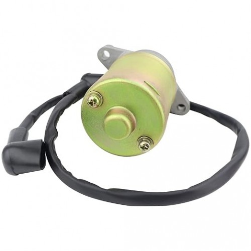 Starter Motor & Drive & Solenoid Relay Fit for GY6 47cc 49cc 50cc 60cc 80cc 100cc Scooter 139QMB/QMA Moped ATV Go Karts Taotao SUNL ROKETA Tank JCLpicture3