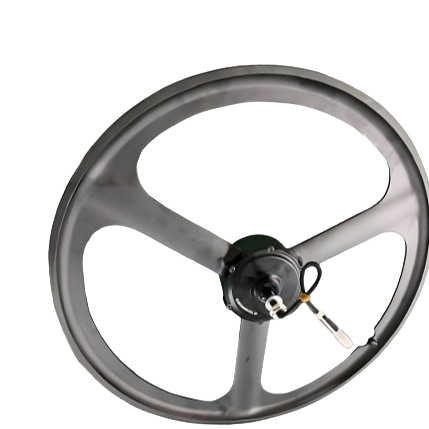 26-inch three-blade motor integrated wheel for bicycles