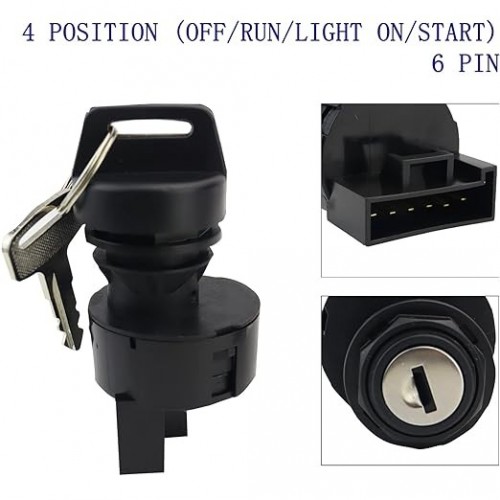 Starter Motor, Relay & Ignition Switch (6 PIN 4 Position) for Polaris Sportsman 500 (2007-2012), Scrambler 500 INTL (2011-2012), Trail Boss/Trail Blazer 330 INTL (2010-2013) & Ranger 400/500 (2010-2014) – 3084981picture7