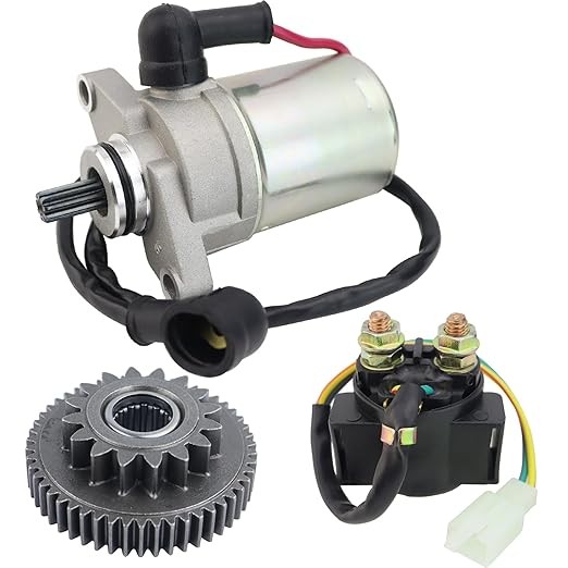 Starter Motor, Gear & Relay for Can-Am DS70/DS90/DS90 X (2008-2023), DS70/DS90/DS90 X Mini (2014-2015) & Mini DS70/DS90 X 4T (2008) – V31200DGF020LL, V31200DGF000picture1