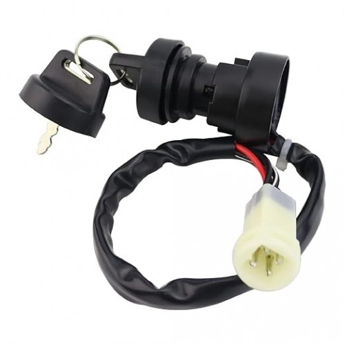 Starter Motor & Relay & Ignition Switch for Yamaha Warrior 350 YFM350 1987-1995 Moto 4 350 YFM350 1987-1995 Big Bear 350 YFM 350 4X4 1990-1994 TerraPro 350 YFP350 1988 1UY-81890-00-00picture6