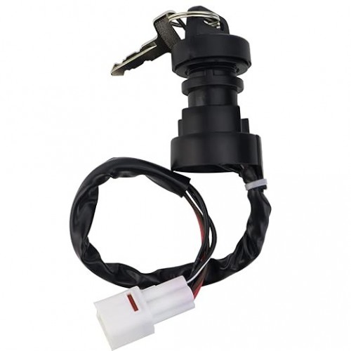 Starter Motor & Solenoid Relay & Ignition Switch for Yamaha Warrior 350 YFM350 1996-2001 Kodiak 400 4x4 YFM400F 1993-1995 Big Bear 350 YFM 350 4X4 1995-1996 1UY-81890-00-00picture6