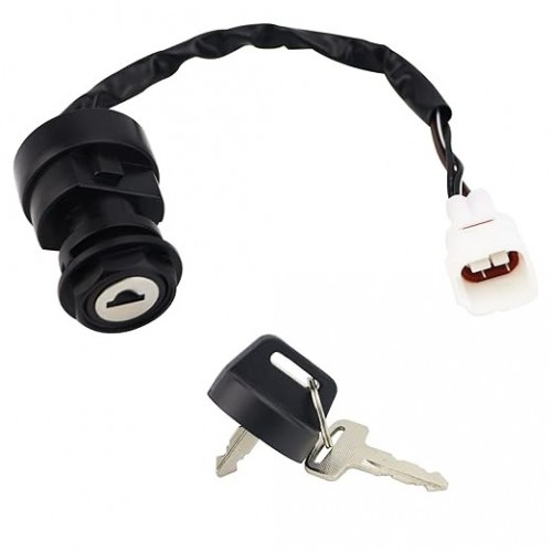 Starter Motor & Solenoid Relay & Ignition Switch for Yamaha Kodiak 400 4x4 YFM400F 1996-1998, 1UY-81890-00-00, 1YW-81800-50, 1UV-81800-50, SMU0065picture5