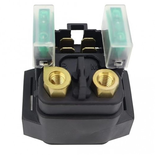 Starter Motor & Relay & Ignition Switch for Yamaha YFM35 YFM350 Grizzly 350 2007-2014 Bruin 350 2004-2006 Wolverine 350 2006-2009, Replaces 3HE-81800-00-00 3HE-81890-00-00picture4