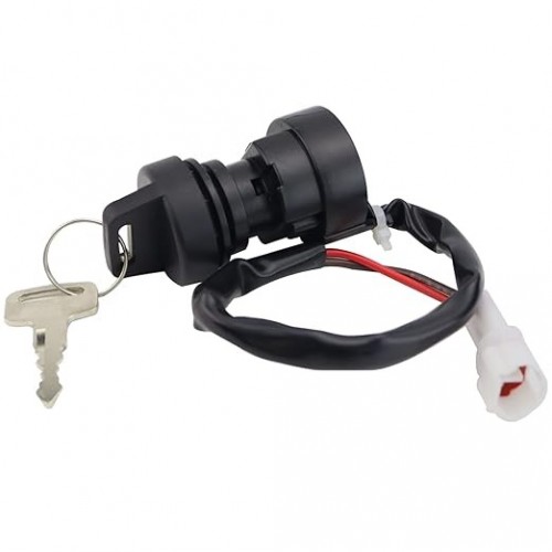 Starter Motor & Relay & Ignition Switch for Yamaha YFM35 YFM350 Grizzly 350 2007-2014 Bruin 350 2004-2006 Wolverine 350 2006-2009, Replaces 3HE-81800-00-00 3HE-81890-00-00picture6
