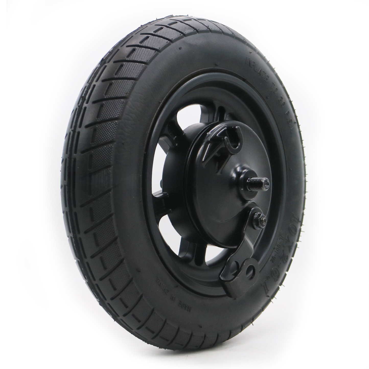 10-inch auxiliary 10x2.125 shock-absorbing tire hub disc brake