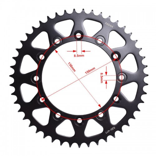 Steel Rear Sprocket 520-47T for Yamaha WR250 WR450 2012-2016picture5