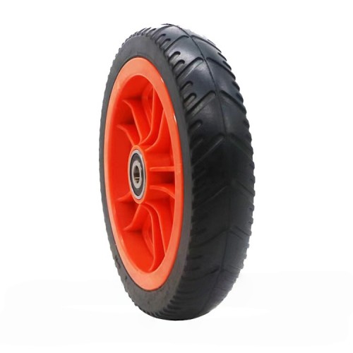 7-inch front wheel orange auxiliary wheel skateboard motor solid tirepicture3