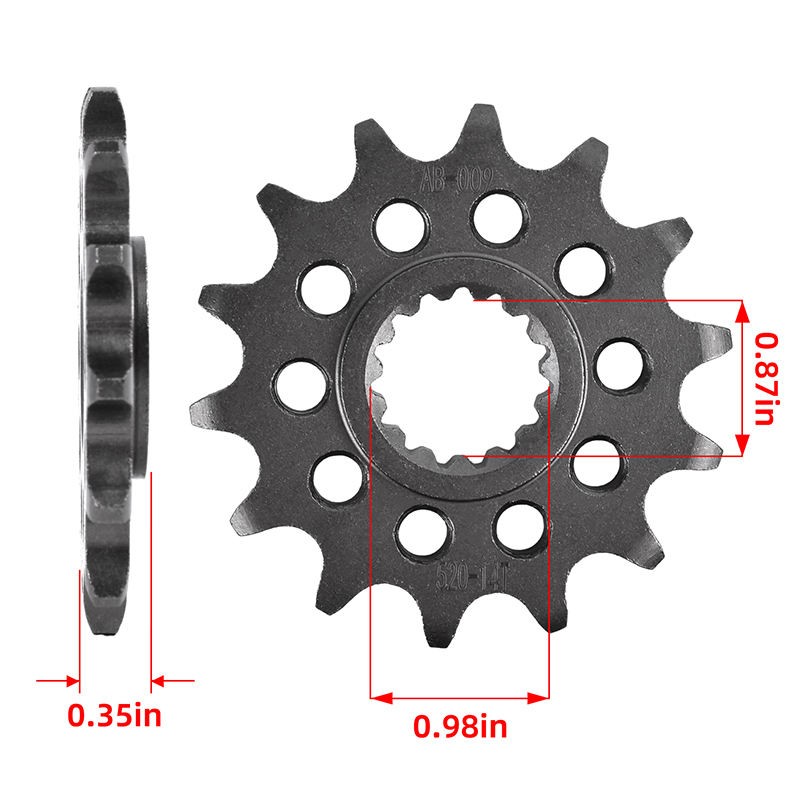 Front Sprocket 520-14T for Husqvarna FE250 FE501 FS570  2010-2014