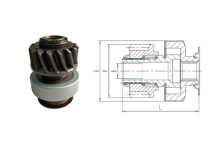GL0011 STARTER DRIVE For Honda Civic 1.5L TE128300-2550 428000-2780
