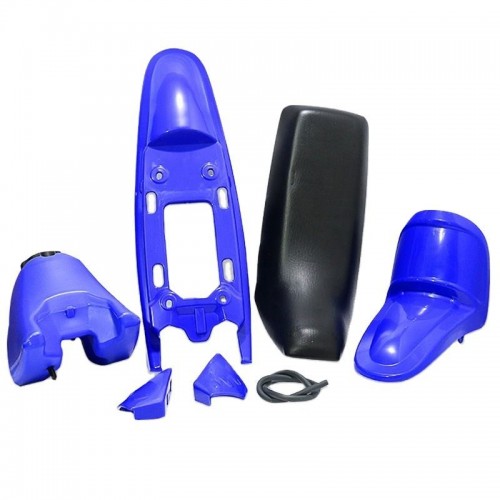 Motorcycle Fairing Front Rear Fender Seat Fuel Tank Plastic Kit for PW50picture3