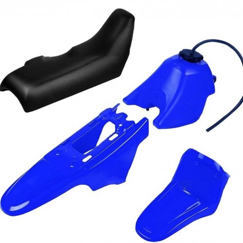 Motorcycle Fairing Front Rear Fender Seat Fuel Tank Plastic Kit for PW50picture5