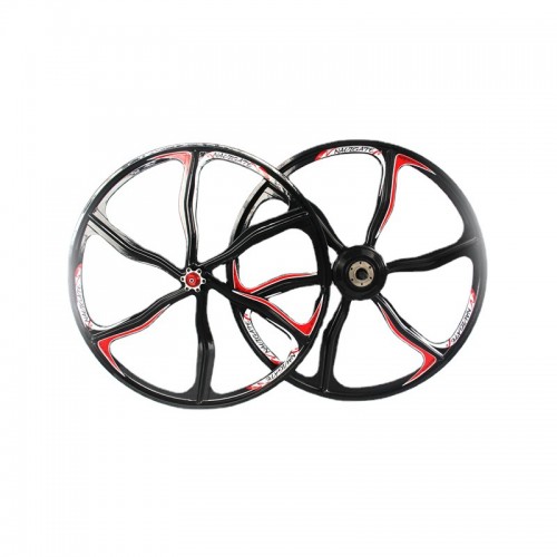 350W Magnesium Alloy Integrated Wheel Electric Mountain Bike Motor 24V