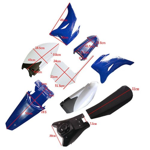 Plastics Side Cover Fairing Body Kits for Yamaha TTR110 TTR 110 Dirt Pit Bike 140ccpicture4