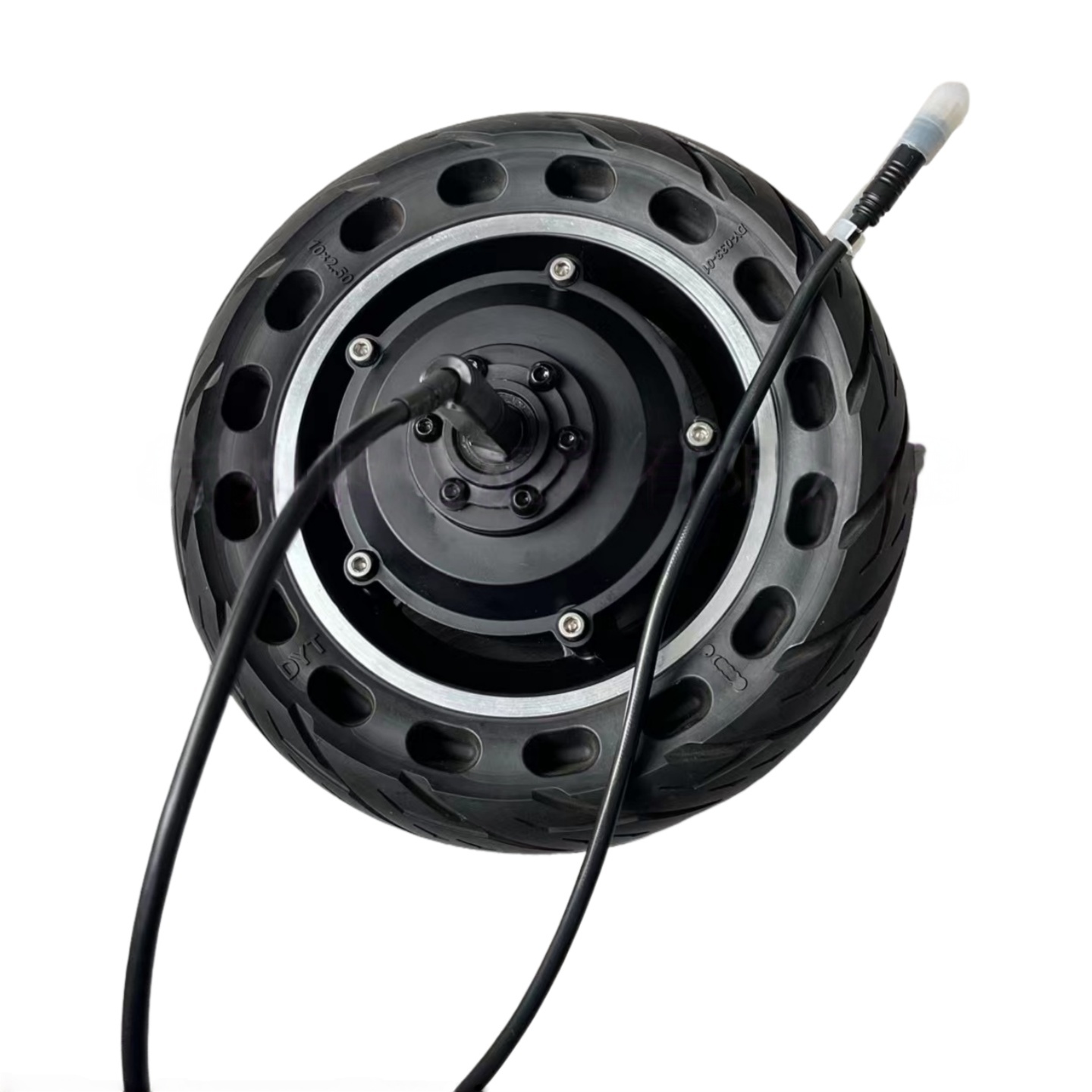 24V 10-inch Solid Tire Wheelchair Motor Single-Sided Hub