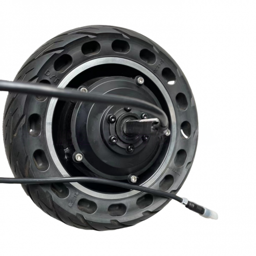 24V 10-inch Solid Tire Wheelchair Motor Single-Sided Hubpicture4