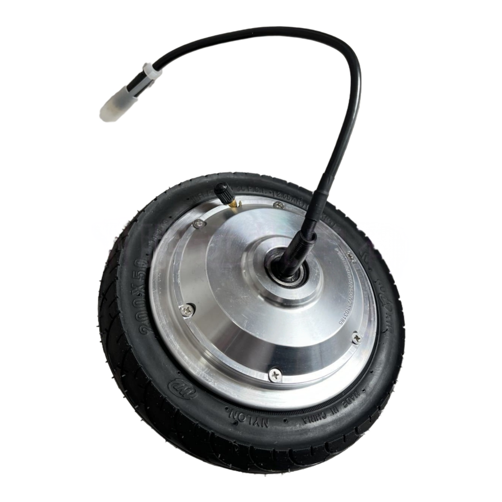36V 0.35KW 8-inch Geared Motor High-Torque Pneumatic Tire