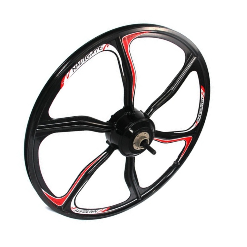 48V 350W Magnesium Alloy Integrated Wheel Electric Mountain Bike Motor