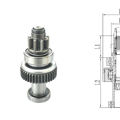 GL0475 STARTER DRIVE For QDJ1970 CCW 9T 40 - Spline