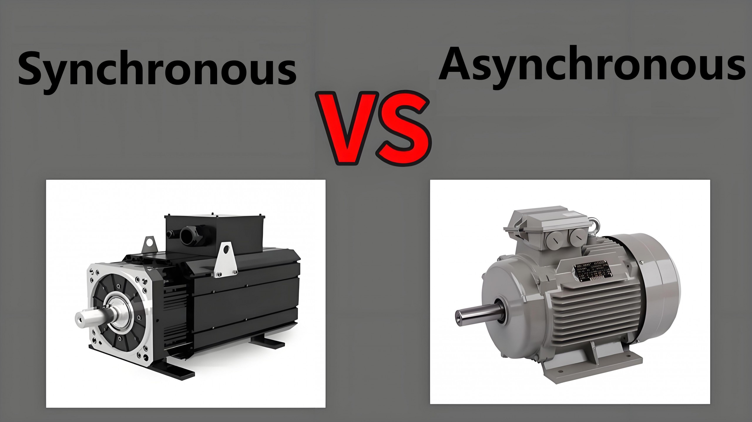 What does “synchronous” mean in a synchronous motor?