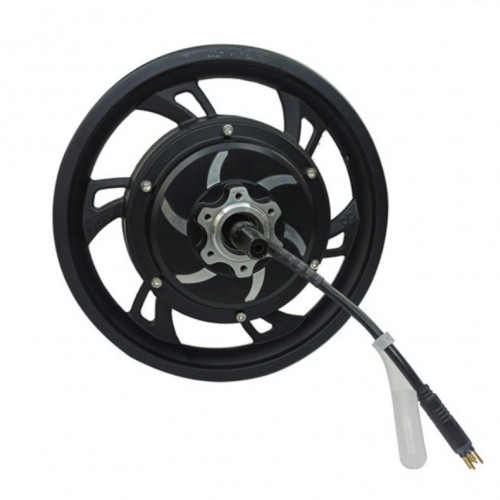 350W 12-inch Integrated Wheel Electric Bicycle Mountain Bike Motor 48Vpicture2