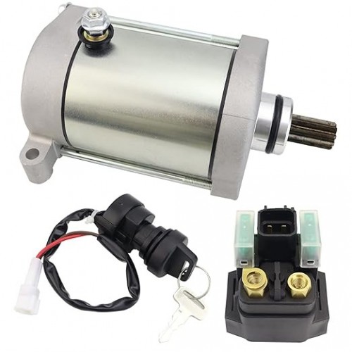 Starter Motor & Solenoid Relay & Ignition Switch for Yamaha Raptor 700 2006-2008 1S3-81890-00-00 2MB-H1890-00-00 SMU0503 410-54147picture7