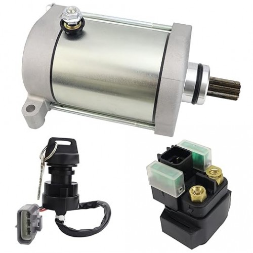 Starter Motor & Relay & Switch for Yamaha Grizzly 700 2007-2008 2MB-H1890-00-00 1S3-81890-00-00 SMU0503 410-54147, Yamaha Grizzly 700 Starterpicture7