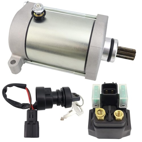 Starter Motor & Solenoid Relay & Ignition Switch for Yamaha Raptor 700 700R 2009-2023 1S3-81890-00-00 2MB-H1890-00-00picture7